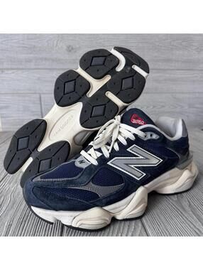 New Balance 9060 Navy Blue Grey SuedeSneakers Men’s Size 9 Athletic Shoes Space